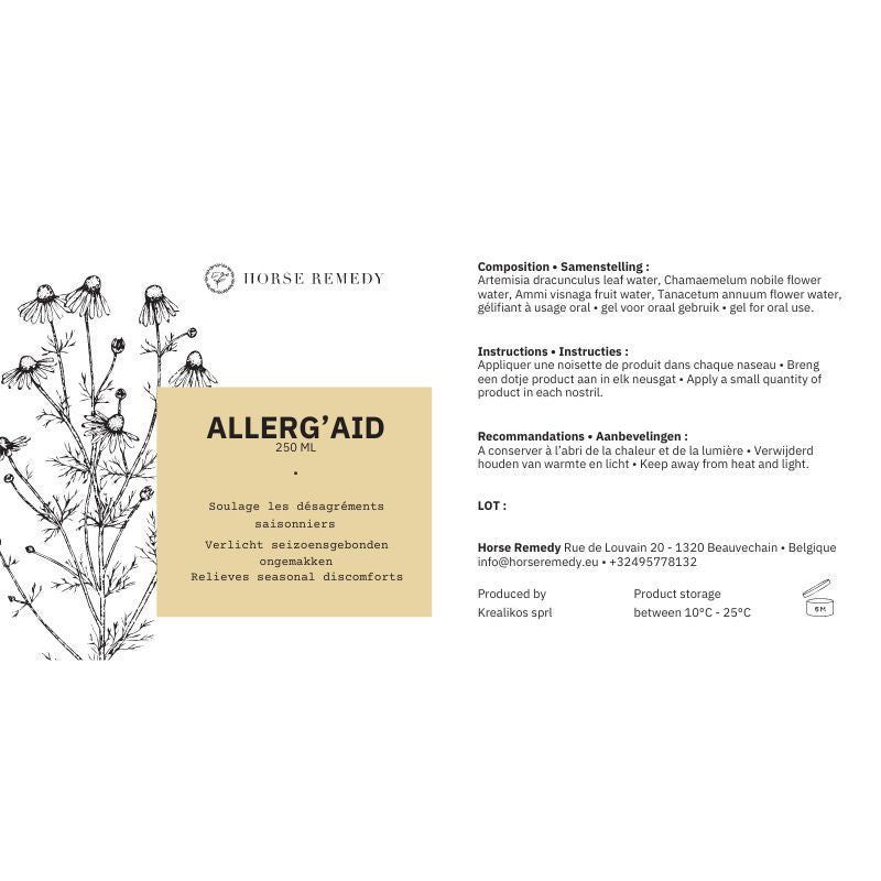 Allerg'Aid - Allergies cheval
