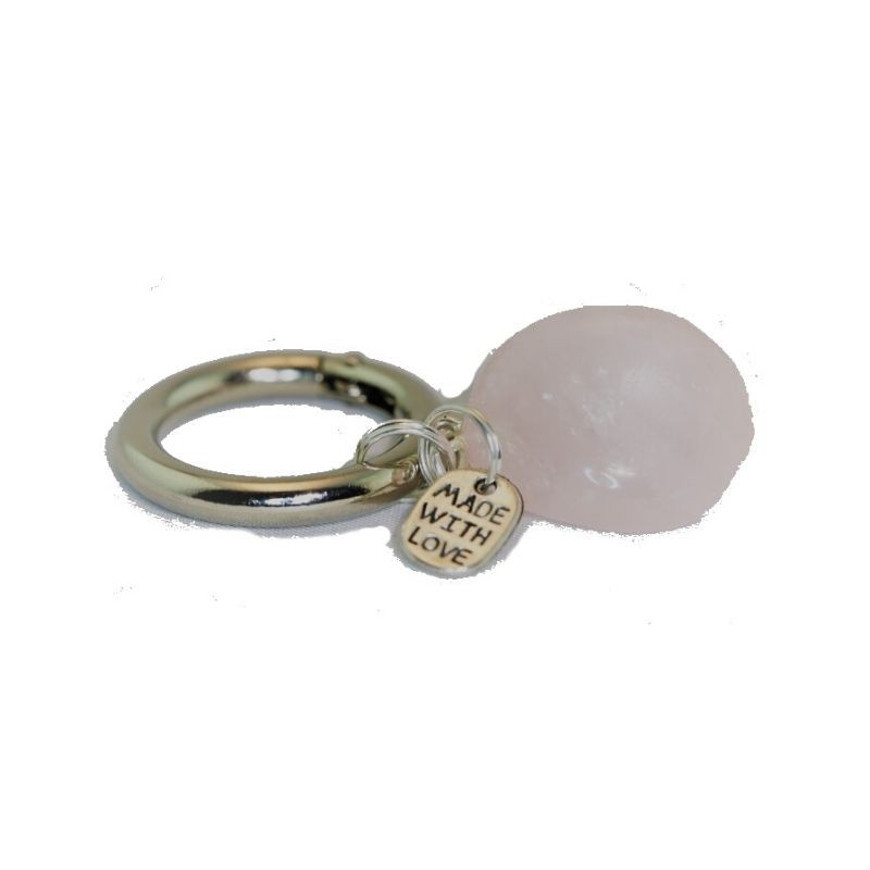 Porte-bonheur Quartz Rose