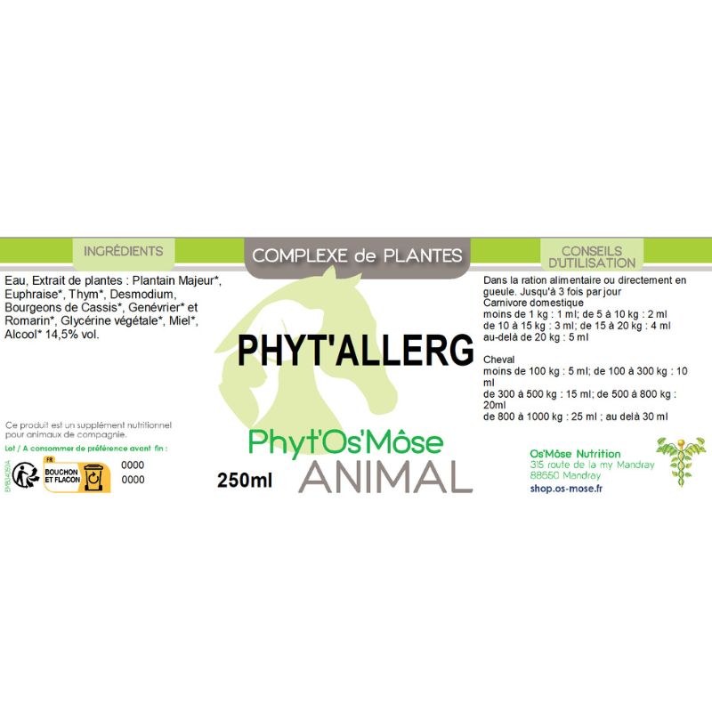 Phyt'Allerg Cheval Horse Remedy