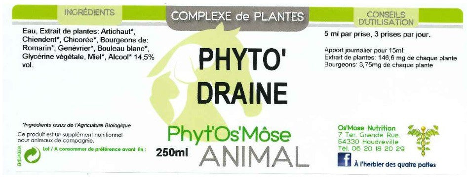 Phyto'Draine - Drainage cheval