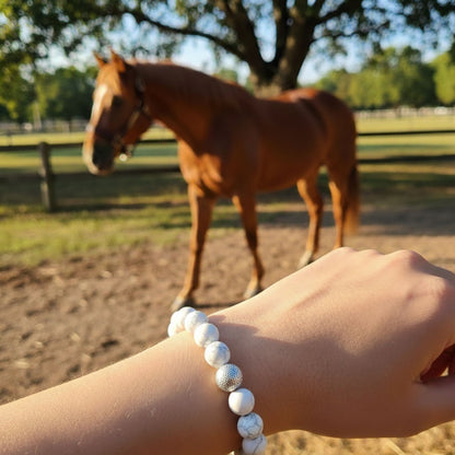 Howlite Lithothérapie cheval Horse Remedy