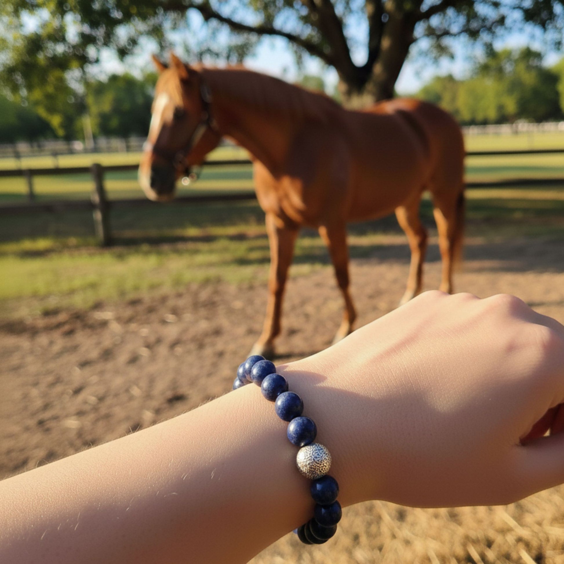 Sodalite Lithothérapie cheval Horse Remedy